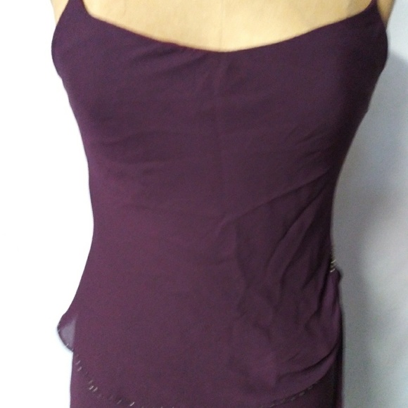Beautiful Chiffon long dress - purple - Picture 5 of 5